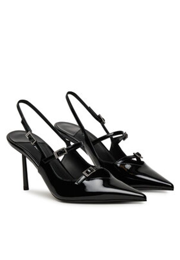 LE SILLA - Le Silla Szpilki 4243C080BLPPKAB Czarny. Kolor: czarny. Materiał: skóra, lakier. Obcas: na szpilce