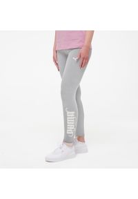 Legginsy fitness damskie Puma 7/8. Kolor: szary. Materiał: bawełna, elastan. Sport: fitness