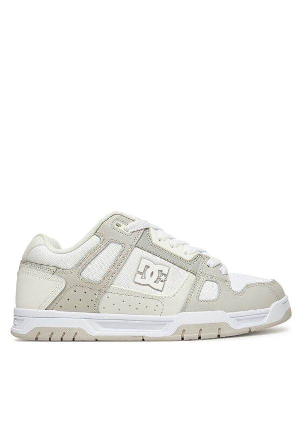 DC Shoes Sneakersy STAG DC01813110 Beżowy. Kolor: beżowy. Materiał: skóra
