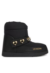 Love Moschino - LOVE MOSCHINO Śniegowce JA24182G1NISD00A Czarny. Kolor: czarny. Materiał: materiał #1