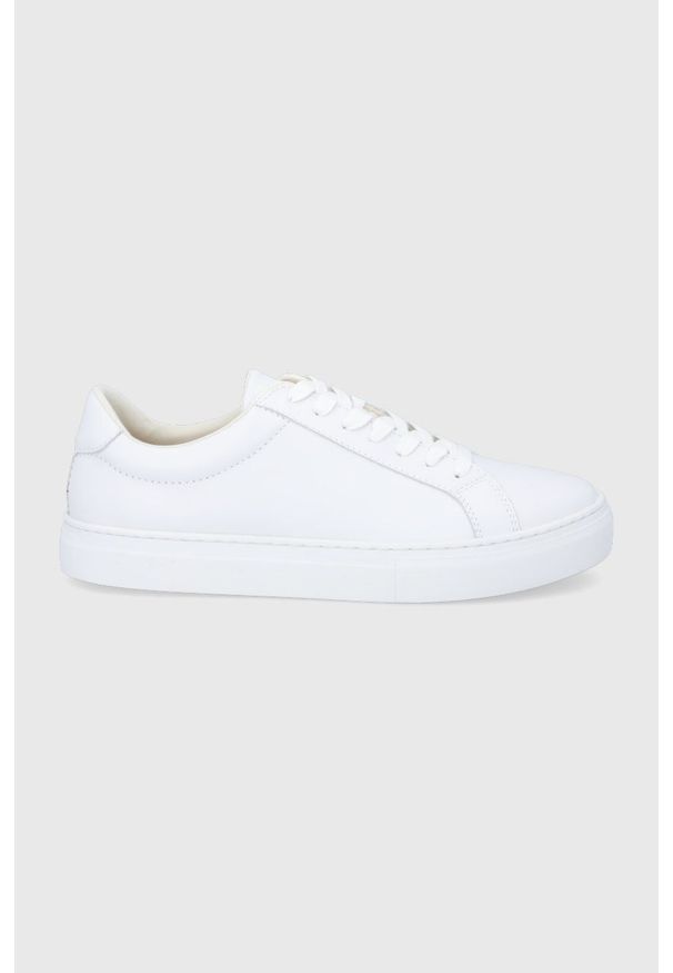 Vagabond Shoemakers buty skórzane PAUL 2.0 kolor biały. Nosek buta: okrągły. Zapięcie: sznurówki. Kolor: biały. Materiał: skóra