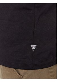 Guess T-Shirt M3BI80 K9RM1 Czarny Slim Fit. Kolor: czarny. Materiał: bawełna
