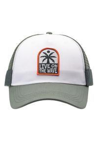 AquaWave - Męska Czapka Z Daszkiem Mayle. Kolor: biały, wielokolorowy, zielony #1