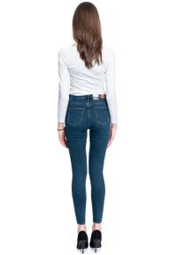 Wrangler - SPODNIE DAMSKIE WRANGLER HIGH RISE SKINNY VINTAGE INK W27HGD18I. Styl: vintage #7