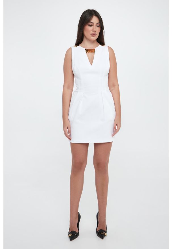 Elisabetta Franchi - Sukienka damska z gabardyny ELISABETTA FRANCHI