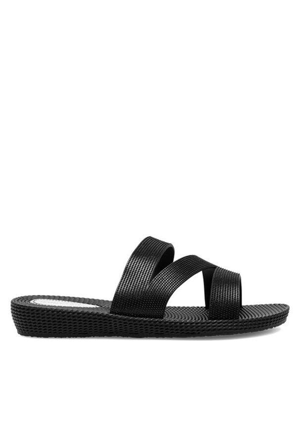 Jenny Fairy Klapki WFA2743-1 Czarny. Kolor: czarny. Materiał: syntetyk