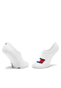 TOMMY HILFIGER - Tommy Hilfiger Skarpety stopki unisex 701228224 Biały. Kolor: biały. Materiał: bawełna