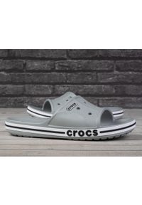 Klapki męskie na basen Crocs BAYABAND SLIDE. Kolor: biały, wielokolorowy, szary. Sport: pływanie