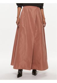 Pinko Spódnica trapezowa 100543 Y3LE Brązowy A-Line Fit. Kolor: brązowy. Materiał: syntetyk