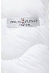 Frieda & Freddies Kurtka damska kolor biały przejściowa. Okazja: na co dzień. Typ kołnierza: kaptur. Kolor: biały. Materiał: materiał. Styl: casual #4