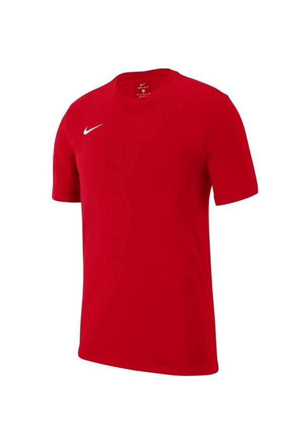 Koszulka dla dzieci Nike Team Club 19 Tee Junior czerwona AJ1548 657. Kolor: czerwony