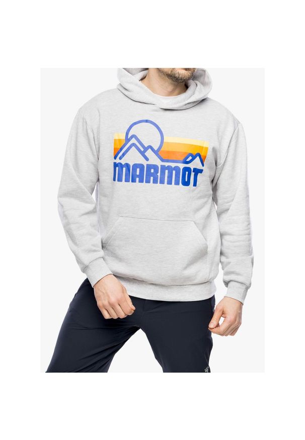 Bluza z kapturem męska Marmot Coastal Hoody. Typ kołnierza: kaptur. Kolor: szary