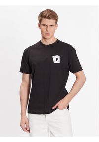 Primitive T-Shirt Double Down PAPSP2306 Czarny Regular Fit. Kolor: czarny. Materiał: bawełna #1