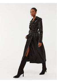 Patrizia Pepe Płaszcz przejściowy 8O0078/E030-K103 Czarny Regular Fit. Kolor: czarny. Materiał: syntetyk #3