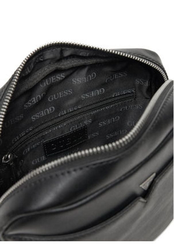 Guess Saszetka HMFISE P4459 Czarny. Kolor: czarny. Materiał: skóra