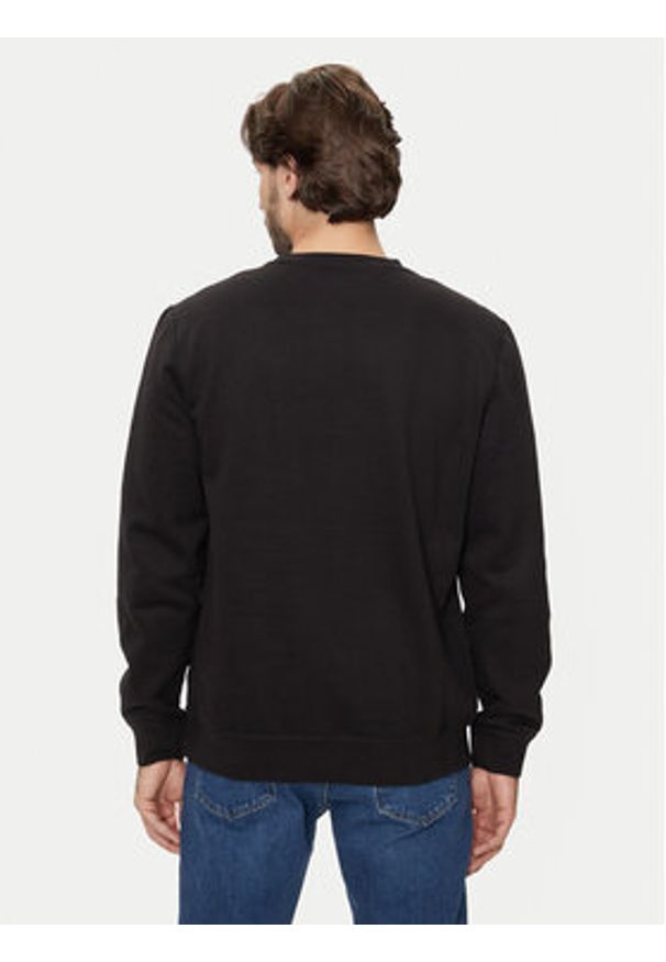 TOMMY HILFIGER - Tommy Hilfiger Bluza Essential MW0MW37232 Czarny Regular Fit. Kolor: czarny. Materiał: syntetyk, bawełna