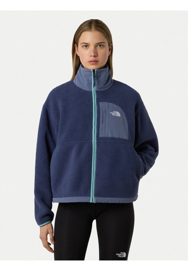 The North Face Polar Yumiori Off-Peak NF0A8EUZ Niebieski Relaxed Fit. Kolor: niebieski. Materiał: syntetyk