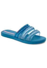 Niebieskie Klapki Ipanema Modne Obuwie Damskie. Okazja: na co dzień, na plażę, na spacer. Kolor: niebieski. Sezon: lato. Styl: casual, elegancki
