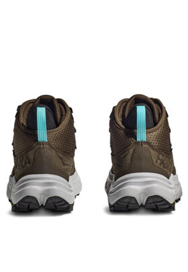 HOKA - Hoka Trekkingi Anacapa 2 Mid GTX GORE-TEX 1141633 Zielony. Kolor: zielony. Materiał: materiał. Technologia: Gore-Tex. Sport: turystyka piesza