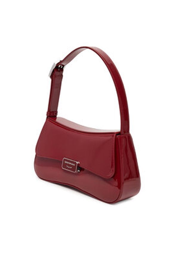 Emporio Armani Torebka EW001013 AF17287 U5068 Bordowy. Kolor: czerwony. Materiał: skórzane