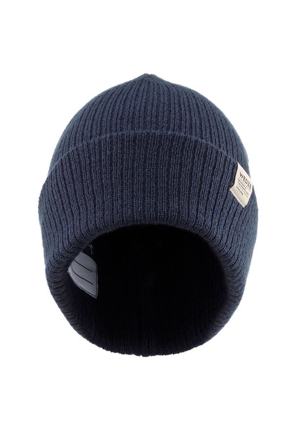 WEDZE - Czapka narciarska dla dzieci Wedze Fisherman 500. Kolor: niebieski. Materiał: akryl, materiał. Sezon: zima. Styl: sportowy