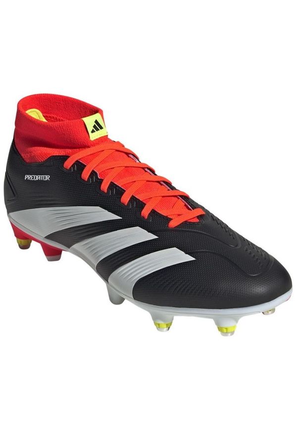 Adidas - Buty adidas Predator League Sg IG7741 czarne. Okazja: na imprezę. Kolor: czarny. Materiał: materiał. Szerokość cholewki: normalna. Sport: piłka nożna