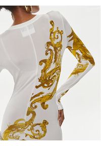 Versace Jeans Couture Sukienka codzienna 76HAO9P8 Biały Slim Fit. Okazja: na co dzień. Kolor: biały. Materiał: wiskoza. Typ sukienki: proste. Styl: casual