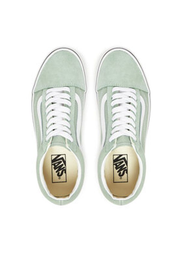 Vans Tenisówki Old Skool VN000D6WEMW1 Zielony. Kolor: zielony. Materiał: materiał