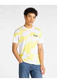 Lee - LEE TIE DYE TEE MĘSKI T-SHIRT REGULAR FIT SUNBURST L61GFENN