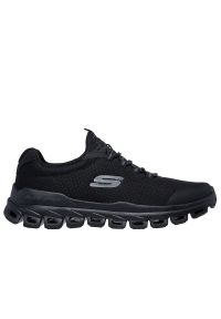skechers - Buty męskie Skechers Glide-Step Sylo 233012BBK - czarne. Okazja: na co dzień. Zapięcie: sznurówki. Kolor: czarny. Materiał: materiał. Szerokość cholewki: normalna. Wzór: aplikacja. Model: Skechers Sport #1