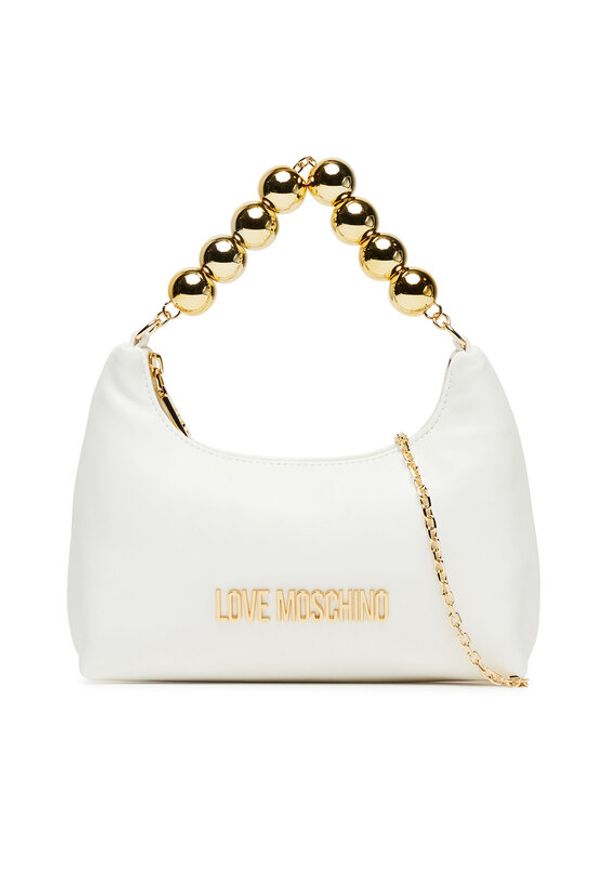 Love Moschino - LOVE MOSCHINO Torebka JC4252PP0MKS0100 Biały. Kolor: biały. Materiał: skórzane