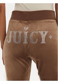 Juicy Couture Spodnie dresowe Rodeo Layla JCBBJ223823 Brązowy Regular Fit. Kolor: brązowy. Materiał: syntetyk