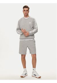 Adidas - adidas Szorty sportowe ALL SZN French Terry Shorts IC9816 Szary Regular Fit. Kolor: szary. Materiał: bawełna. Styl: sportowy #3