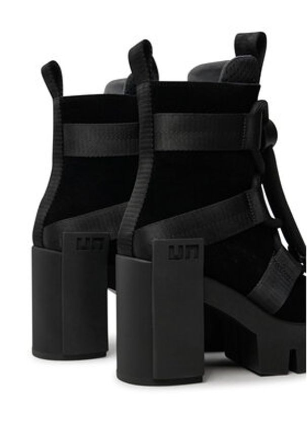 United Nude Botki Grip Nomad Mid II 107640157 Czarny. Kolor: czarny. Materiał: skóra