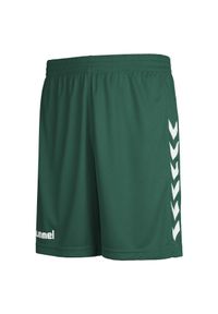 Spodenki sportowe dziecięce Hummel Core Kids Poly Shorts. Kolor: zielony. Styl: sportowy #1