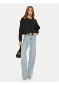 Guess Bluza W4BQ07 K9Z21 Czarny Regular Fit. Kolor: czarny. Materiał: bawełna