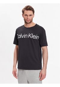 Calvin Klein Performance T-Shirt 00GMS3K102 Czarny Regular Fit. Kolor: czarny. Materiał: syntetyk
