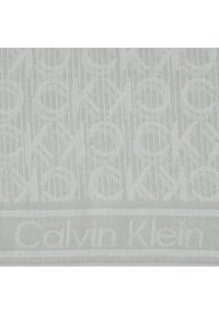 Calvin Klein Chusta Monogram Jacquard K60K608779 Szary. Kolor: szary. Materiał: materiał