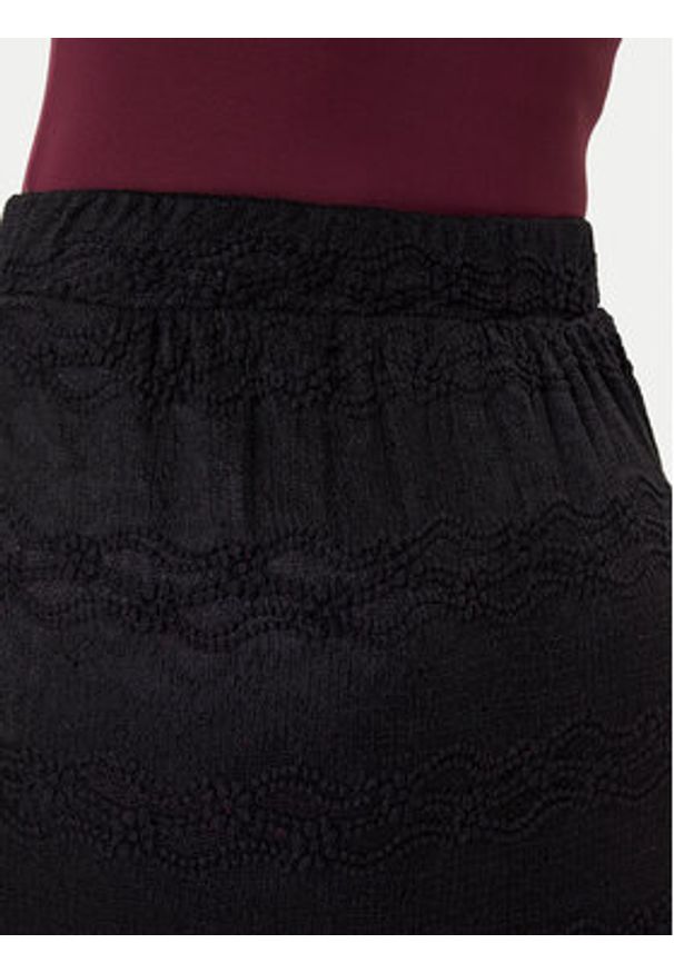 only - ONLY Spódnica maxi Luna 15353206 Czarny Regular Fit. Kolor: czarny. Materiał: bawełna