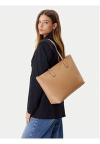 DKNY Torebka R44AYI42 Beżowy. Kolor: beżowy. Materiał: skórzane
