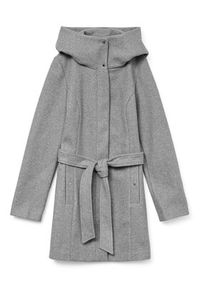 Vero Moda Płaszcz przejściowy Popliva 10310779 Szary Regular Fit. Kolor: szary. Materiał: syntetyk