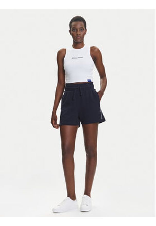 Pepe Jeans Szorty sportowe Red Bull Racing RL800008 Granatowy Relaxed Fit. Kolor: niebieski. Materiał: bawełna