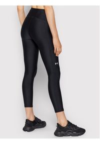 Under Armour Legginsy No-Slip Waistband Ankle Czarny Slim Fit. Kolor: czarny. Materiał: syntetyk