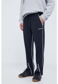Calvin Klein Performance spodnie treningowe kolor czarny z aplikacją. Kolor: czarny. Materiał: materiał. Wzór: aplikacja #3