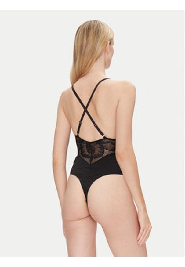 BOSS Body Peony Lace 50545017 Czarny. Kolor: czarny. Materiał: syntetyk