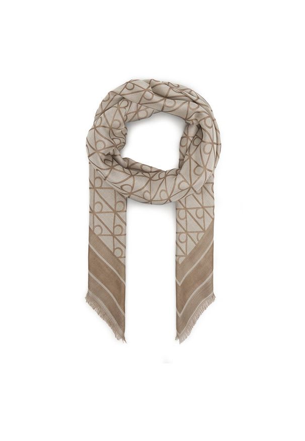 Chusta Calvin Klein. Kolor: beżowy