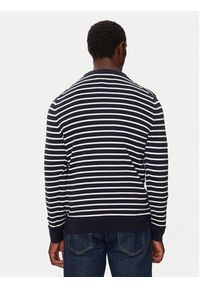 TOMMY HILFIGER - Tommy Hilfiger Sweter Essential MW0MW14748 Granatowy Regular Fit. Kolor: niebieski. Materiał: bawełna #3