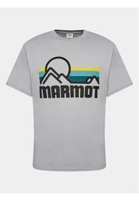 Marmot T-Shirt Coastal M14253 Szary Regular Fit. Kolor: szary. Materiał: bawełna #1