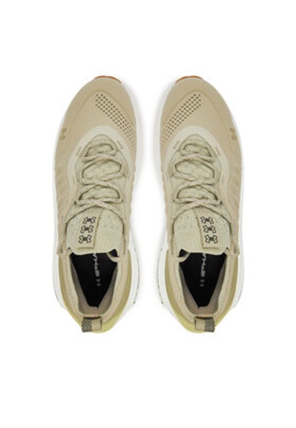 Under Armour Sneakersy UA Phantom 4 3027593 Beżowy. Kolor: beżowy. Materiał: materiał