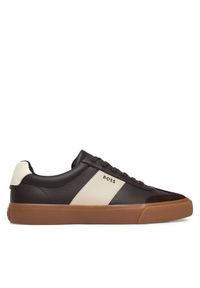 BOSS Sneakersy Aiden 50557852 Brązowy. Kolor: brązowy. Materiał: skóra #1